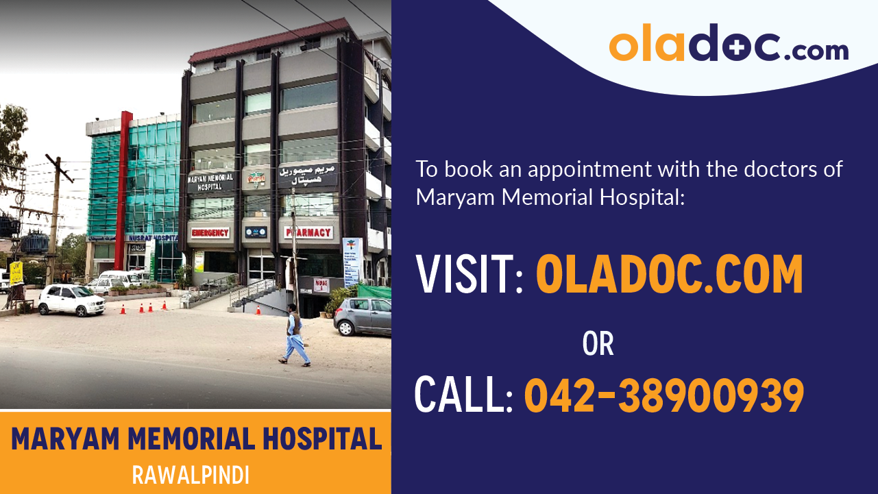 Book Appointment With Doctors at Maryam Memorial Hospital Rawalpindi